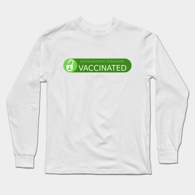 Vaccinated Long Sleeve T-Shirt by Rich McRae